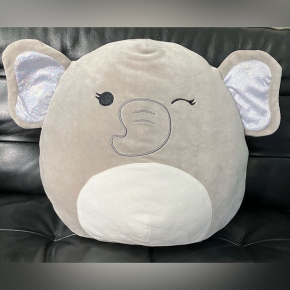 Squishmallows elephant plush official Kellytoy 12" - Picture 1 of 11